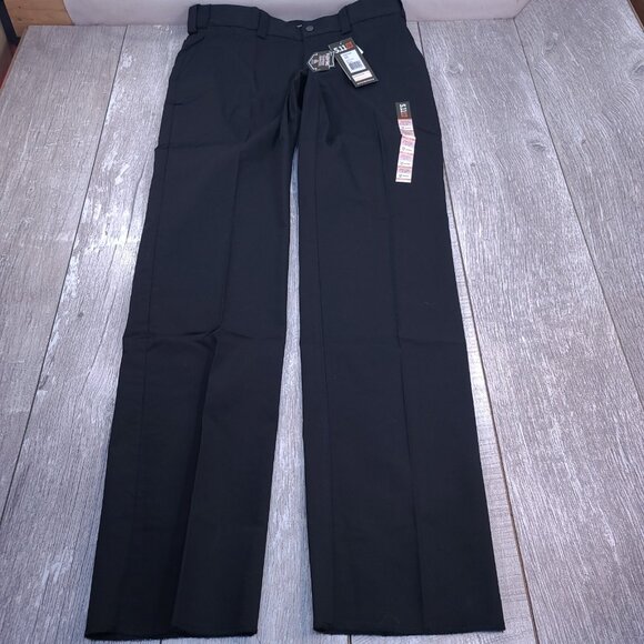 5.11 Tactical Pants Women’s 12 Black PDU Class A Flex-Tac Wool Blend Unhemmed - Picture 2 of 10